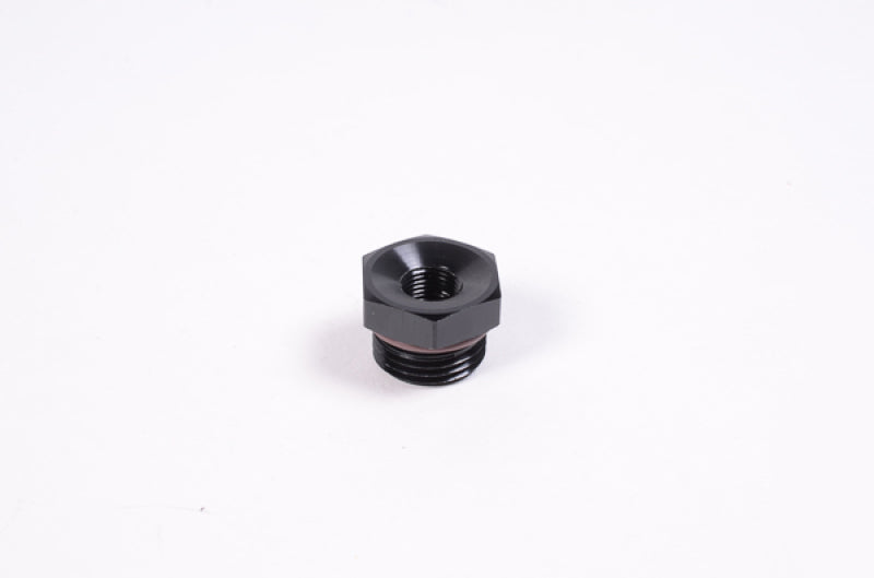 Radium Engineering 8AN ORB to 1/8NPT Female Adapter Fitting - Black Anodized
