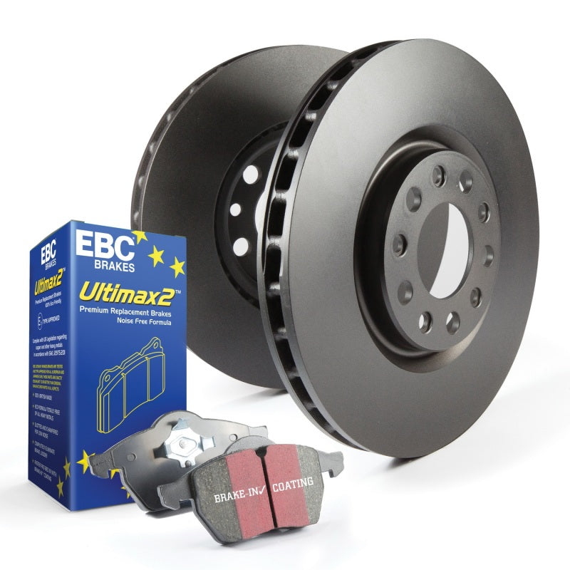 EBC S20K2056 Ultimax Brake Pad and RK Rotor Kit for 2017-2018 Acura MDX