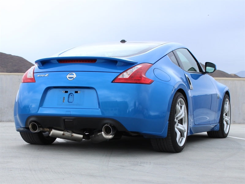 aFe Takeda 2.5-inch Stainless Steel Cat-Back Exhaust System for Nissan 370Z 2009-2013 with Polished Tips