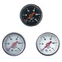 Load image into Gallery viewer, AutoMeter AutoGage 1.5-inch Liquid Filled Mechanical Fuel Pressure Gauge - 0-100 PSI