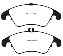 Load image into Gallery viewer, EBC Yellowstuff Brake Pads for Mercedes-Benz C-Class and E-Class Models | Part No. EBCDP41991R