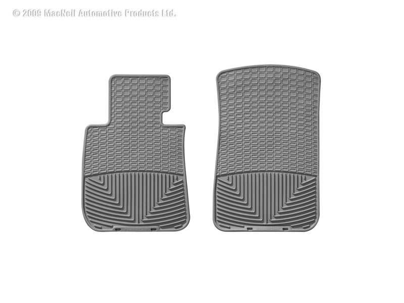 WeatherTech All-Weather Front Floor Mats for 2013 BMW 335i and Similar Models - Grey