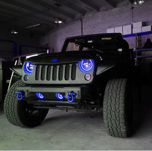Load image into Gallery viewer, Oracle Lighting 7-inch High Power LED Headlights with ColorSHIFT 2.0 for Jeep Wrangler and Off-Road Vehicles