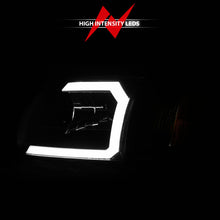 Load image into Gallery viewer, ANZO 00-04 Toyota Tundra Crystal Headlights with Light Bar, Black Housing, Clear Lens - Pair