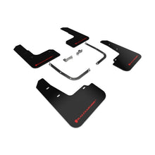 Load image into Gallery viewer, Rally Armor 19-21 Hyundai Veloster Turbo/2.0/R-Spec Black UR Mud Flap with Red Logo - Durable Polyurethane Protection