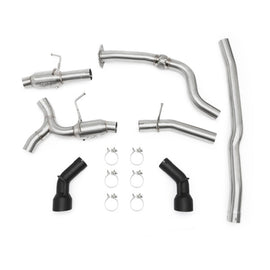 Mishimoto 2016+ Chevrolet Camaro 2.0T Dual Black Tip Cat-Back Exhaust System