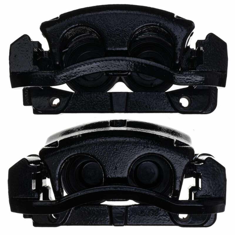 PowerStop PSB S4974BLK Powder Coated Brake Calipers for Ford F-150 (Pair with Brackets)