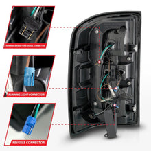 Load image into Gallery viewer, ANZO 14-18 GMC Sierra 1500 Full LED Taillights with Smoke Lens and Black Housing