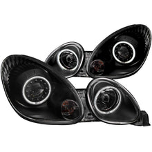Load image into Gallery viewer, ANZO Lexus GS300 &amp; GS430 Projector Headlight Set with Halo, Black Housing, Pair - Fits 1998-2005 Models
