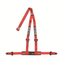 Load image into Gallery viewer, Sparco Belt 2-inch Red 3-Point Bolt-In for Automotive Safety and Security