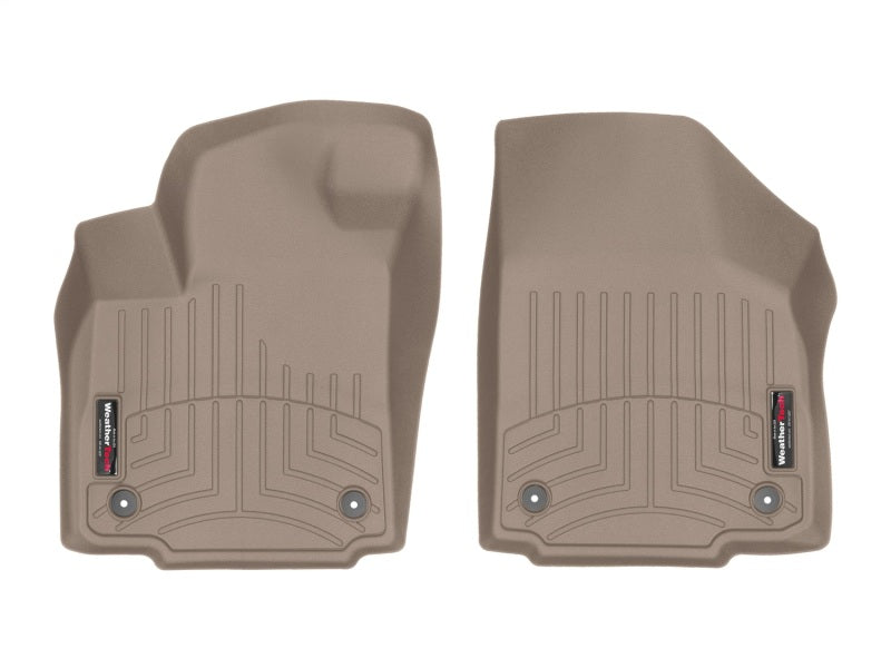 WeatherTech DigitalFit Front FloorLiner for 2017-2019 Honda CR-V in Tan, Part Number WET4511101