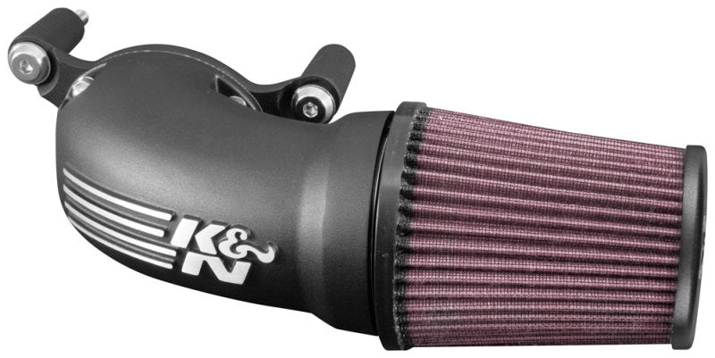 K&N Engineering Part 57-1137 High-Flow Air Intake System for Harley-Davidson Touring, Softail, and Sportster Models