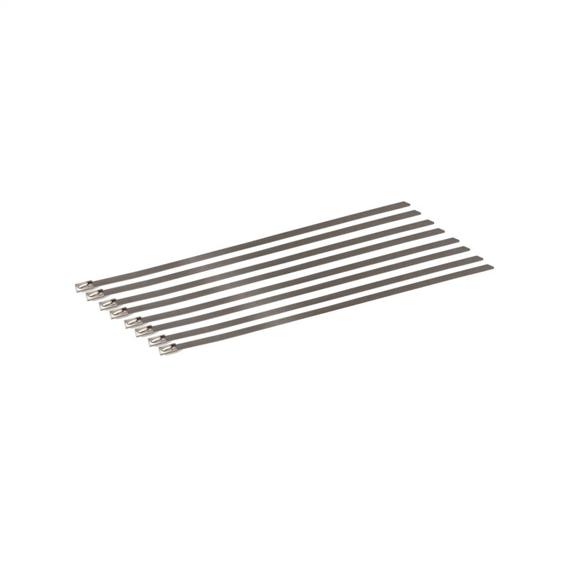DEI Stainless Steel Locking Tie 8 Inch - Pack of 8 for High-Heat Applications