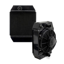 Load image into Gallery viewer, Mishimoto Universal Drag Race Performance Aluminum Radiator – Black