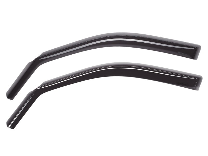 WeatherTech 80977IM Front Side Window Deflectors for 2020-2024 GMC Sierra 2500HD/3500HD Double Cab and Crew Cab, Dark Tint