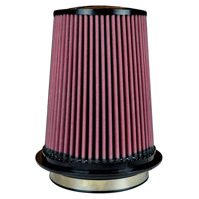 Injen Oiled Air Filter with 5-inch Flange ID and 7.9-inch Media Height – Part No. X-1107-BR