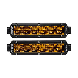 Rigid Industries 6-Inch SR-Series Pro Dot SAE Street Legal Selective Yellow Fog Lights (Pair) - Part #rig906704
