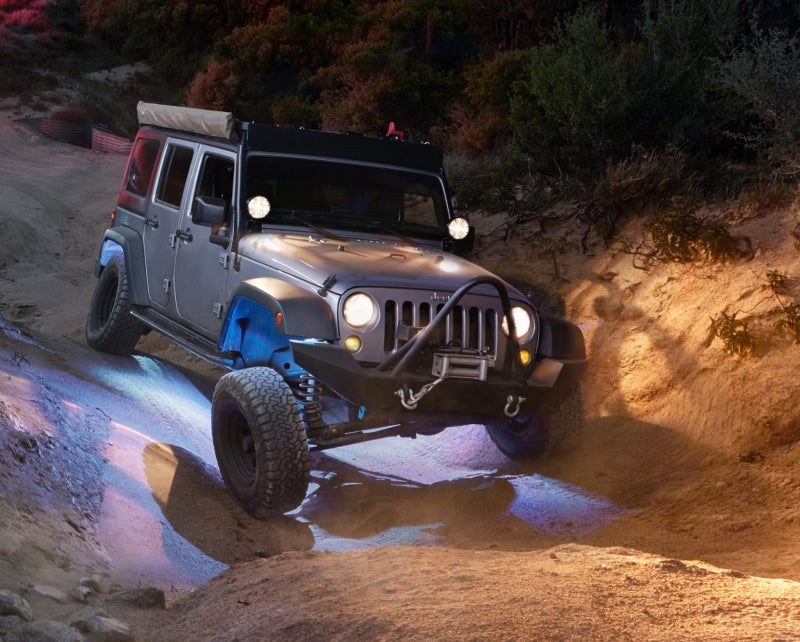 KC HiLiTES C-Series RGB LED Rock Light Kit (Part Number: KCL339) * 6 Pack with Wireless Bluetooth Control