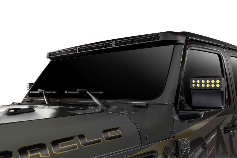 ORACLE Lighting Jeep Wrangler JL & Gladiator JT Integrated Windshield LED Light Bar System - Part #orl5917-023