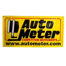Load image into Gallery viewer, AutoMeter 6 ft x 3 ft Race Banner for Automotive Shops and Track Events