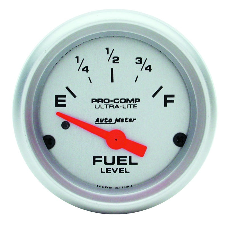AutoMeter Ultra-Lite 52mm Electronic Fuel Level Gauge Part #ATM4314