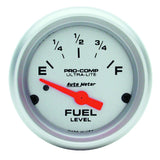 AutoMeter Ultra-Lite 52mm Electronic Fuel Level Gauge Part #ATM4314