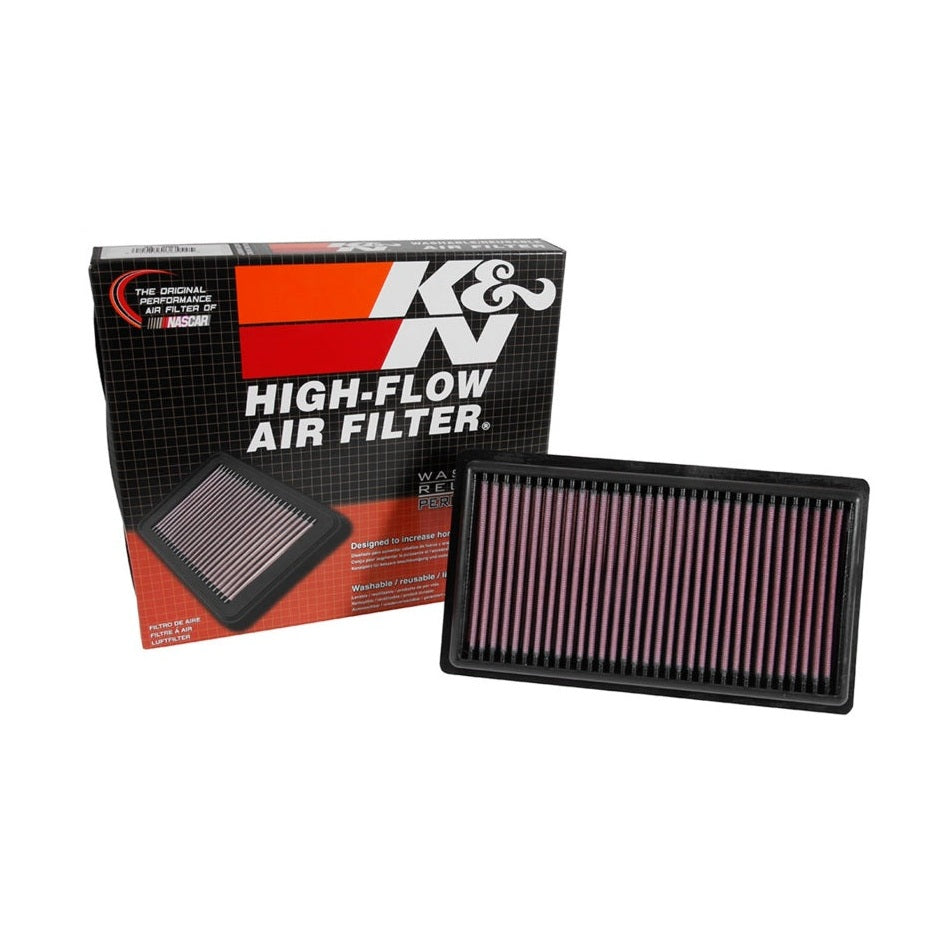K&N Engineering 33-3080 High-Flow Reusable Air Filter for Toyota Vehicles