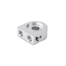 Load image into Gallery viewer, Mishimoto Silver M20 Oil Sandwich Plate - High-Flow Oil Cooler Adapter for Automotive Applications