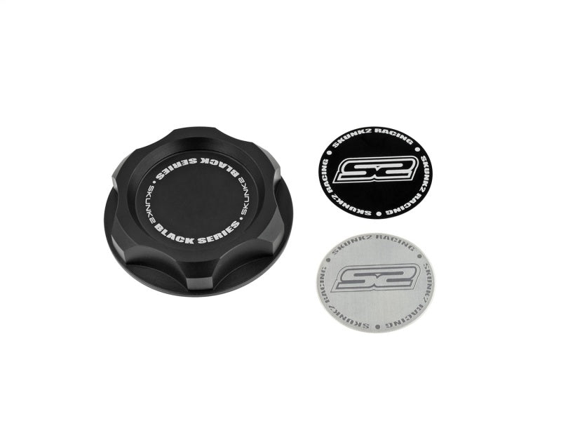 Skunk2 Racing Black Series Billet Oil Cap for Honda & Acura Engines – Part Number SKK626-99-0071