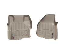 Load image into Gallery viewer, WeatherTech FloorLiner DigitalFit Front Tan Floor Mats for 2011-2013 Ford F-250/F-350 Super Duty, Part WET454261