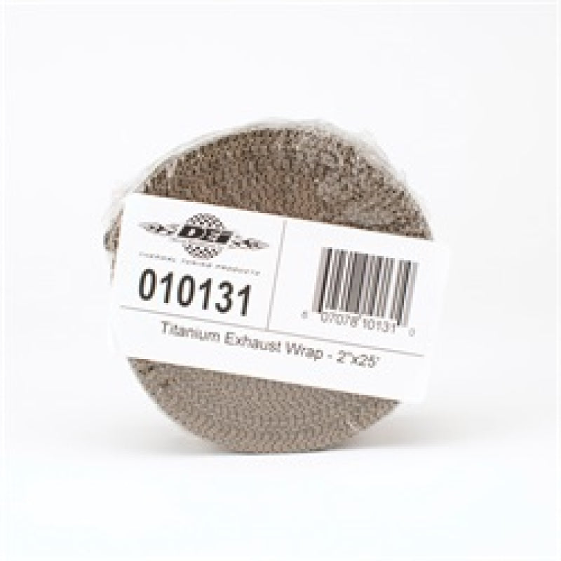 DEI Titanium Exhaust Wrap 2in x 25ft with LR Technology for Automotive and Motorcycle Performance