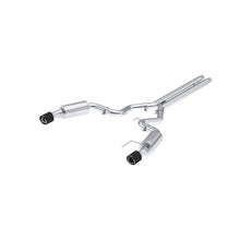Load image into Gallery viewer, MBRP Armor Pro Series Cat Back Exhaust System for 2024-2026 Ford Mustang GT S650 with 5.0L - Dual Rear Exit with Carbon Fiber Tips