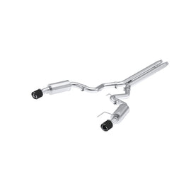 MBRP Armor Pro Series Cat Back Exhaust System for 2024-2026 Ford Mustang GT S650 with 5.0L - Dual Rear Exit with Carbon Fiber Tips