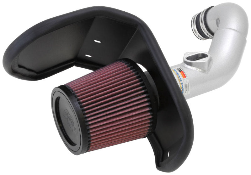 K&N Engineering 69-4524TS Silver Typhoon Cold Air Intake System for 2012-2015 Chevrolet Sonic 1.4L