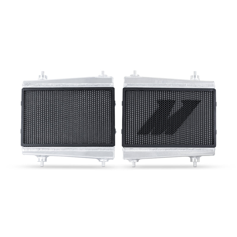 Mishimoto 2021+ BMW G8X M3/M4 Performance Auxiliary Radiators - Full Aluminum Dual Radiator Set for Optimal Cooling