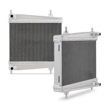 Load image into Gallery viewer, Mishimoto 2020+ Toyota Supra Aluminum Auxiliary Radiators - Full Aluminum, TIG-Welded, 30% Larger Core for Enhanced Cooling