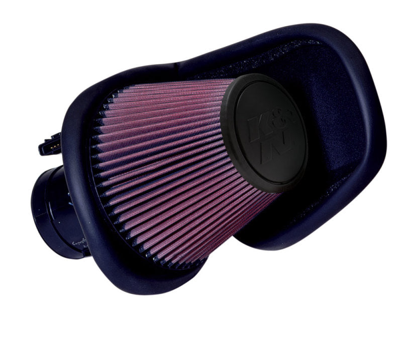 K&N Engineering 57-2523-2 High-Flow Air Intake System for Ford Mustang (1996-2001) - Improved Performance and Power