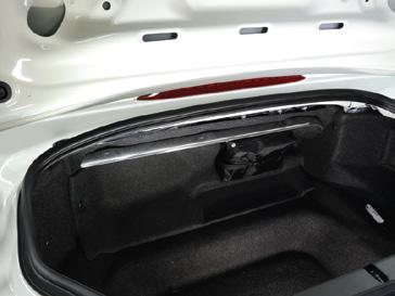 Cusco OS-Type Rear Strut Bar for 2016 Mazda MX-5 Miata Roadster (ND5RC) - Enhance Handling and Stability