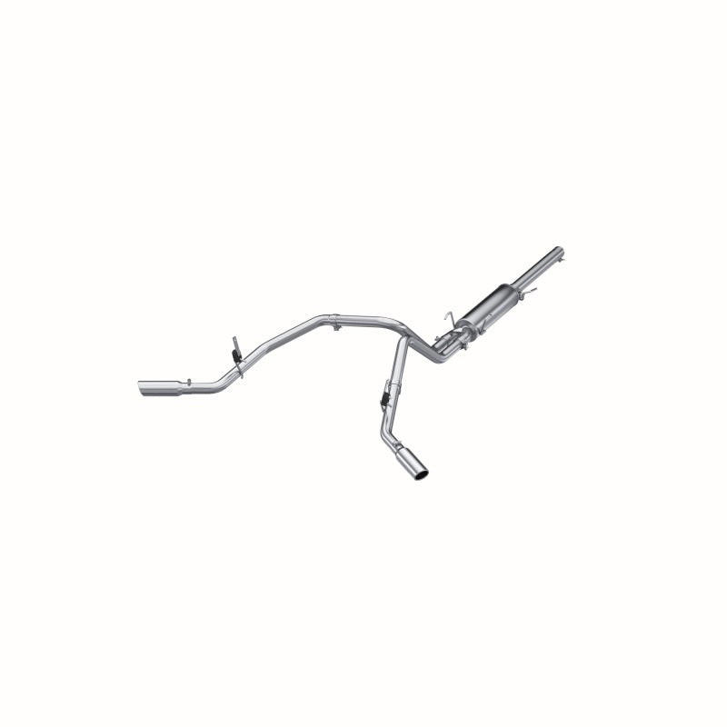MBRP Armor Lite Series Cat Back Dual Split Side Exhaust System for 2004-2005 Dodge Ram 1500 with 5.7L Hemi