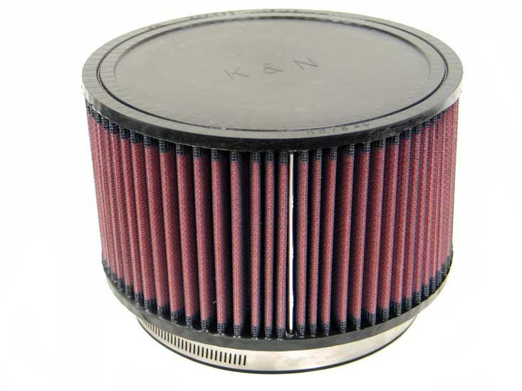 K&N Engineering Universal Rubber Round Air Filter - 6 Inch ID Flange, 7.5 Inch Outer Diameter, 4.5 Inch Height