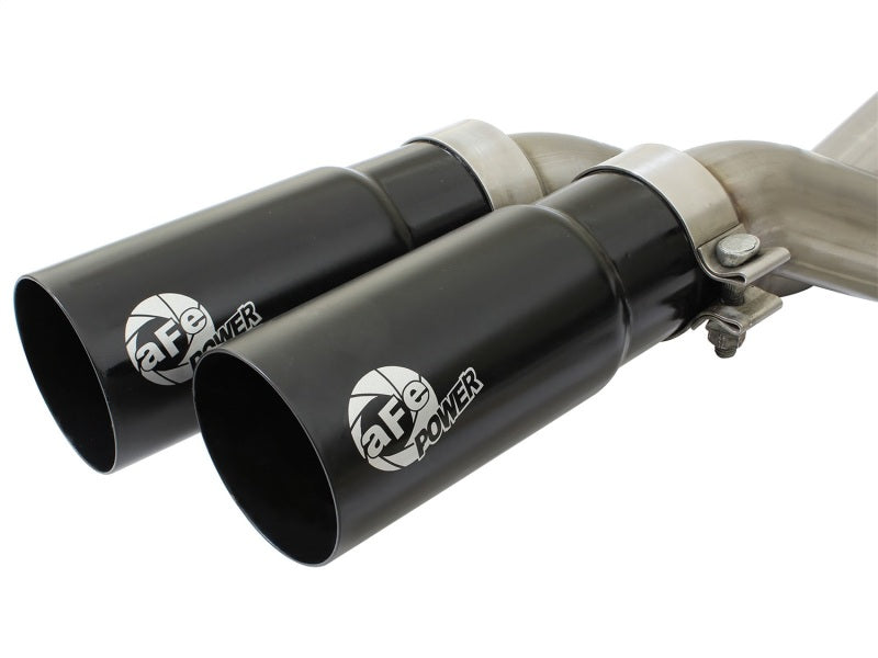 aFe Rebel Series Dual Center Exit Cat-Back Exhaust System for Jeep Wrangler JK V6 3.6L/3.8L