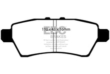 Load image into Gallery viewer, EBC Ultimax2 Rear Brake Pads for 2005-2009 Nissan Pathfinder 4.0L, Part Number UD1101