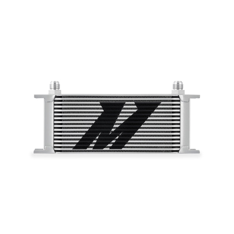 Mishimoto Universal 16-Row Oil Cooler - Silver for Engine Temperature Management