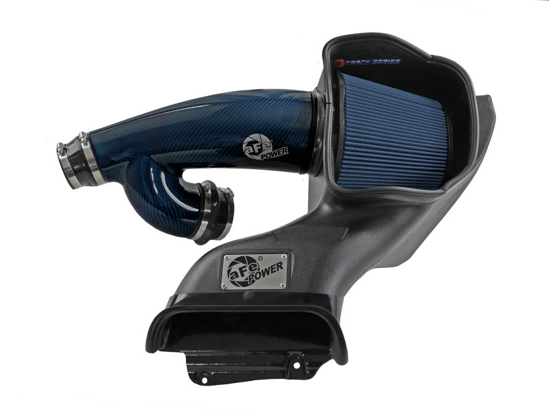 aFe Power 17-24 Ford F-150 Track Series Blue Kevlar Carbon Fiber Intake System with Pro 5R Filter