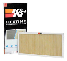 Load image into Gallery viewer, K&amp;N Engineering HVAC Filter 14 x 30 x 1 - Washable and Reusable Pleated Synthetic Filter