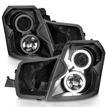 Load image into Gallery viewer, ANZO 2003-2007 Cadillac CTS Projector Headlights with Halo - Black Housing, CCFL, Clear Lens Pair