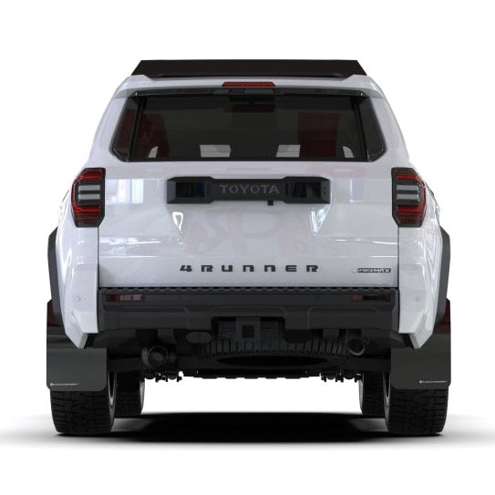 Rally Armor 2025+ Toyota 4Runner Black UR Mud Flap with Red Logo – Durable Polyurethane Protection