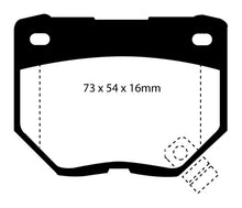 Load image into Gallery viewer, EBC Redstuff Ceramic Low Dust Rear Brake Pads for Nissan Skyline R32 (1989-1995)