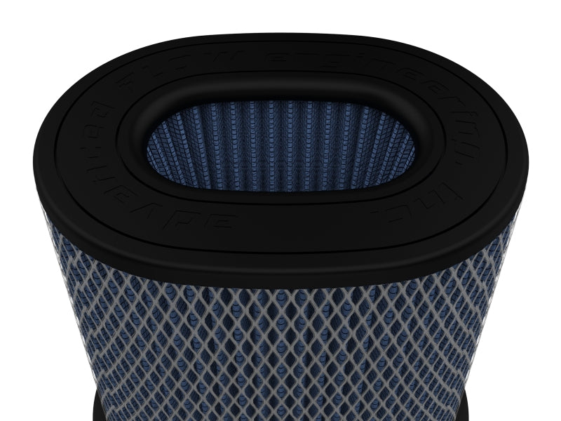 aFe MagnumFLOW HD Replacement Air Filter with Pro 10R Media * 7x4.75 Inch Oval, 9x7 Inch Top & Bottom, 9 Inch Height
