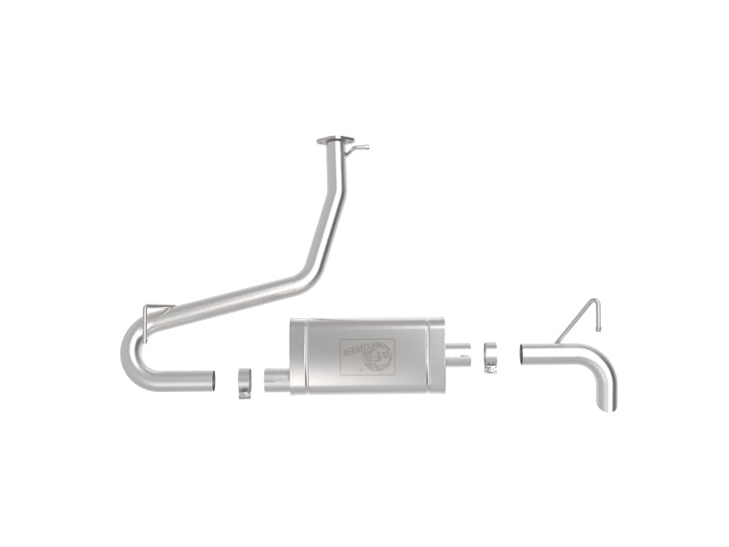aFe Takeda 2-1/2 inch 304 Stainless Steel Axle-Back Exhaust System for Hyundai Kona 2018-2023